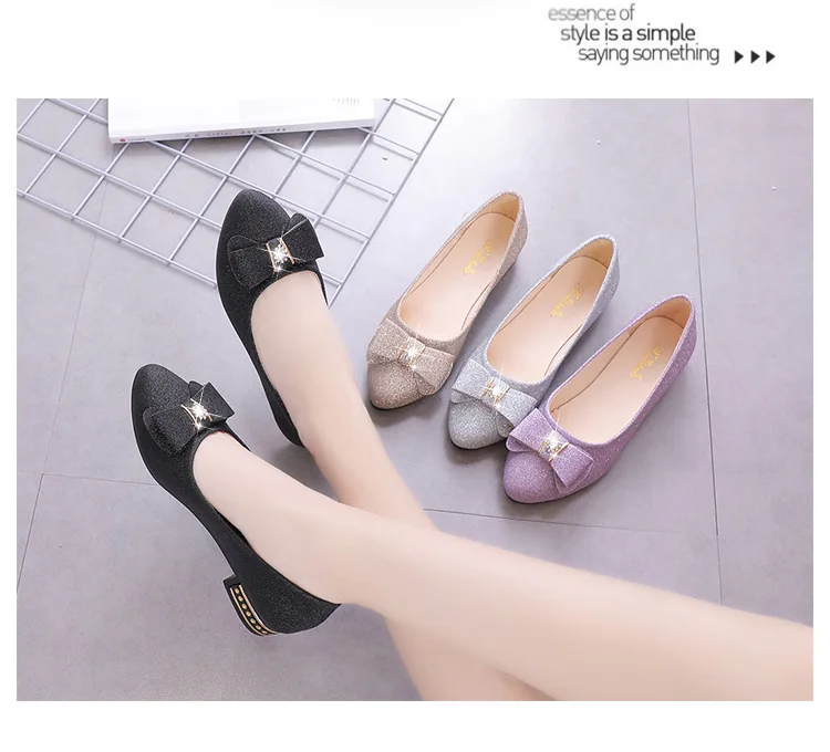 

2019 Shoes Soft Bottom Beautiful Korean-style Going to Work Women's Casual Elegant Pointed-Toe Shoes Work Shoes Korean-style Sin
