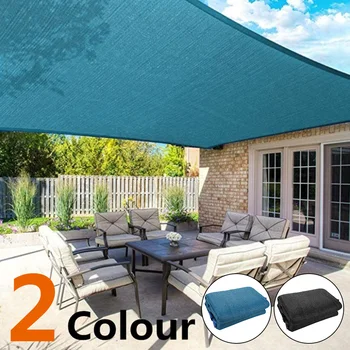 

PE Blue Waterproof Camping Canopy Tent Sun Shade Screen Durable Practical Moisture Proof Camp Shelter Awning Portable Outdoors