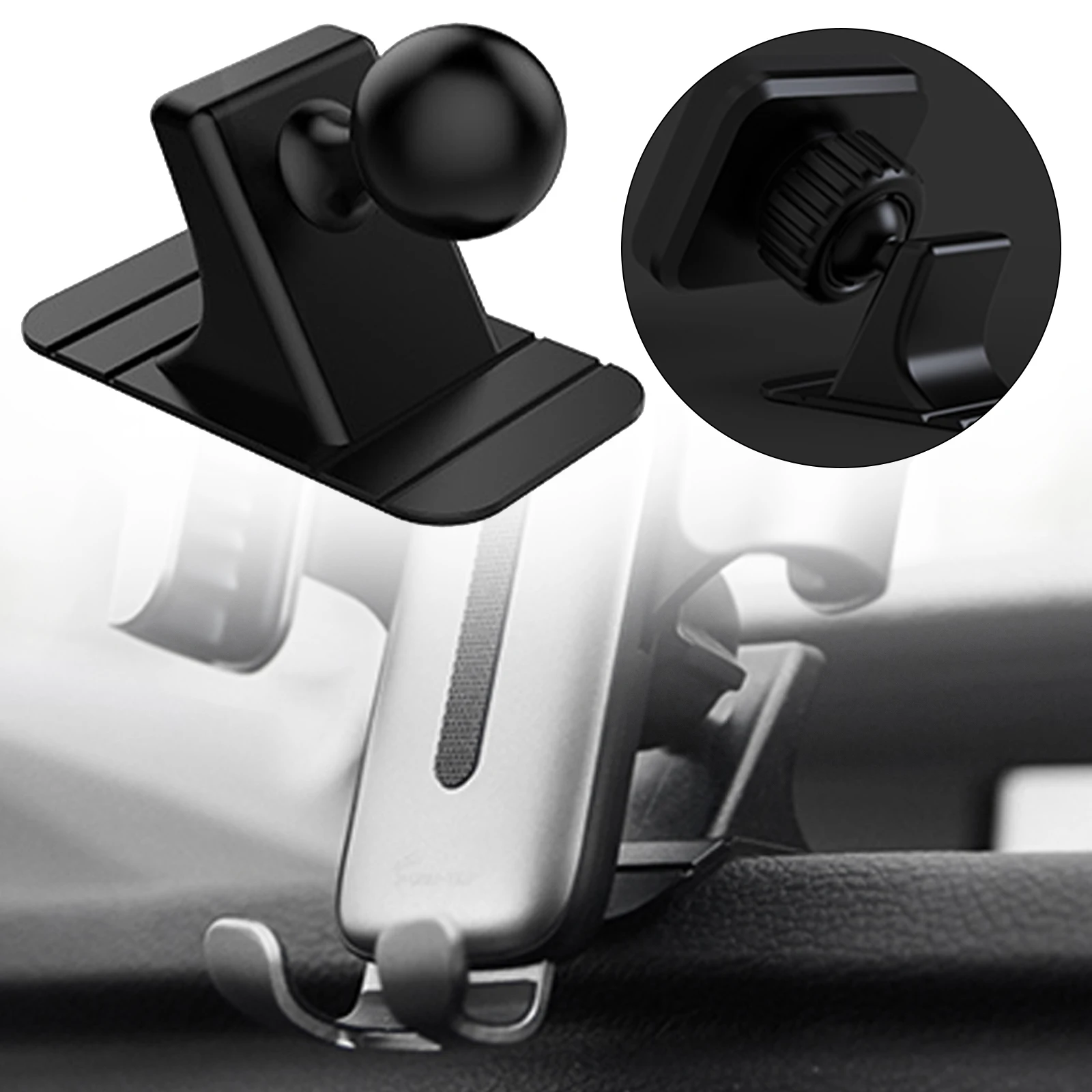Sumitap 17mm Ball Head Car Phone Holder Universal Dashboard Suction Base~ 