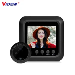 Caméra de visionnage de porte 2.4 pouces, sonnette vidéo, écran couleur TFT, Vision nocturne PIR, grand Angle pour la maison 