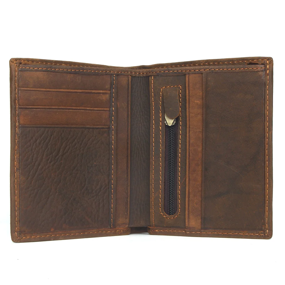 Мужской верхний слой кожаный решетчатый кошелек Бизнес из натуральной кожи роскошный и классический дизайн мужской маленький кошелек