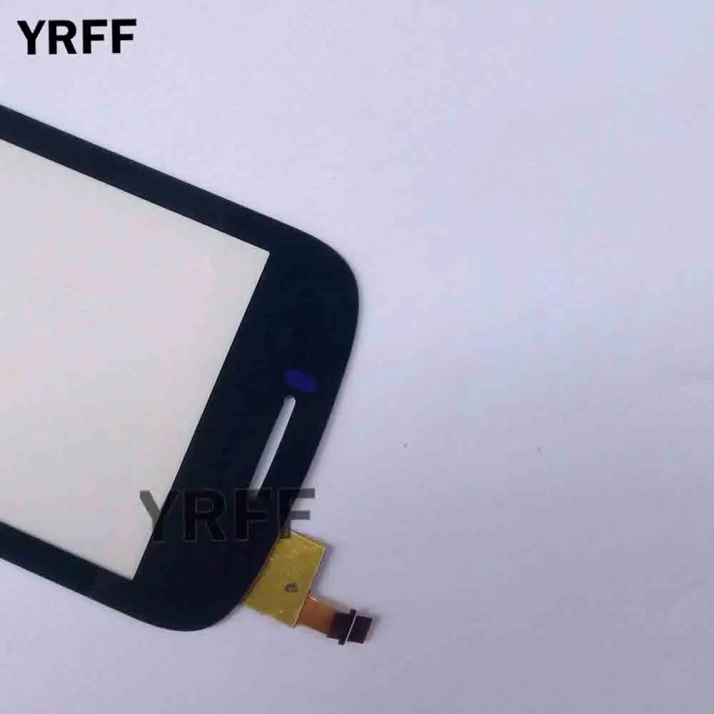 Сенсорный экран для Alcatel One touch C1 4015 OT4015 Сенсорная панель дигитайзер Панель переднее стекло мобильный телефон 3M клей салфетки