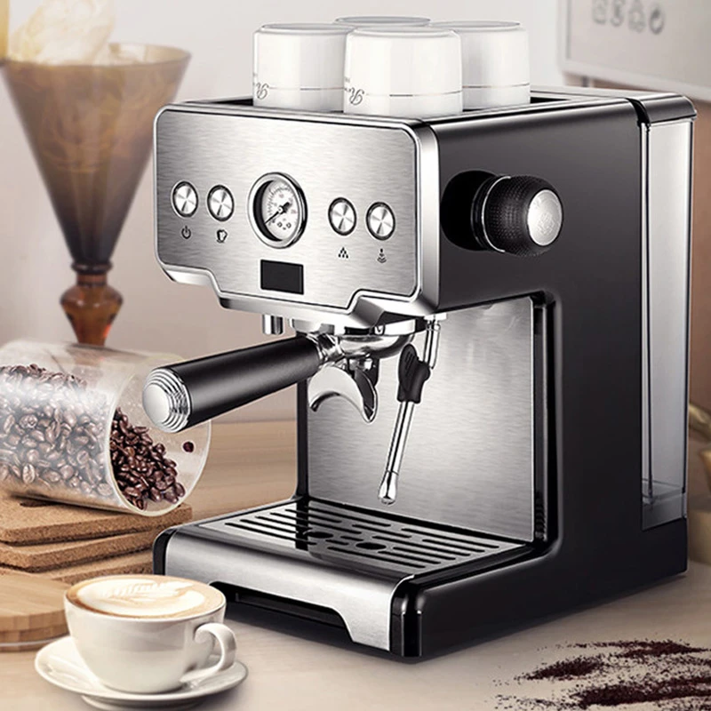 Coffee Maker 15bar Espresso Maker Semi-automatic Pump Type Cappuccino Milk Bubble Italian Coffee Machine Crm3605 For Home - Coffee Makers AliExpress
