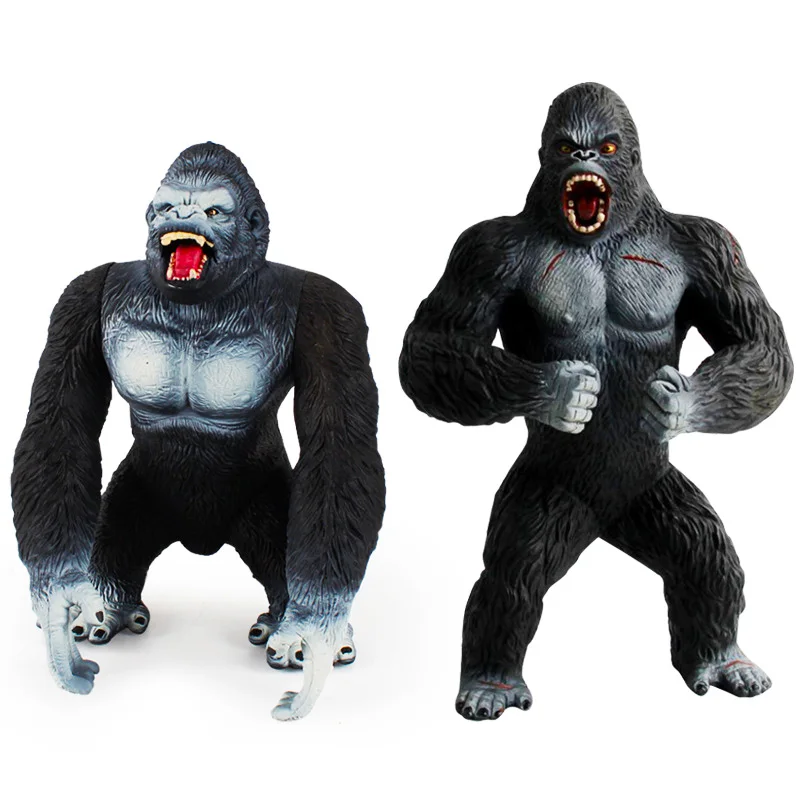 

Chimpanzee Caesar Solid Animal Model Simulation Wildlife Hand Doll Decoration Toy Decorative Artwork for collection kids gifts