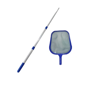 

Shallow Water Leaf Rake Professional Tool Cleaning Net With Telescopic Pole Swimming Pool Catcher Outdoor Salvage Spas Fine Mesh