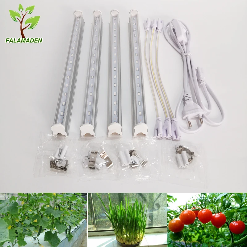Светодиодная лампа для выращивания растений и аквариума SMD5730 660nm 455nm спектровая