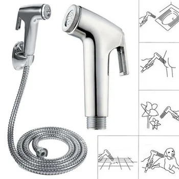 

Cleaning Bidet Sprayer Set Accessories Car Hand Held Easy Install ABS Pet Toilet Bathroom Shower Diaper Home Wash Hose Holder
