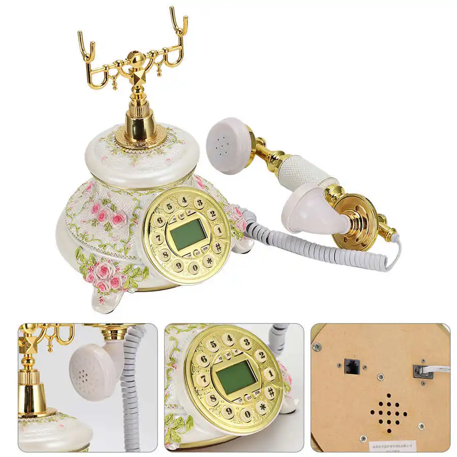FSK/DTMF Caller ID Retro Telephone with Electronic