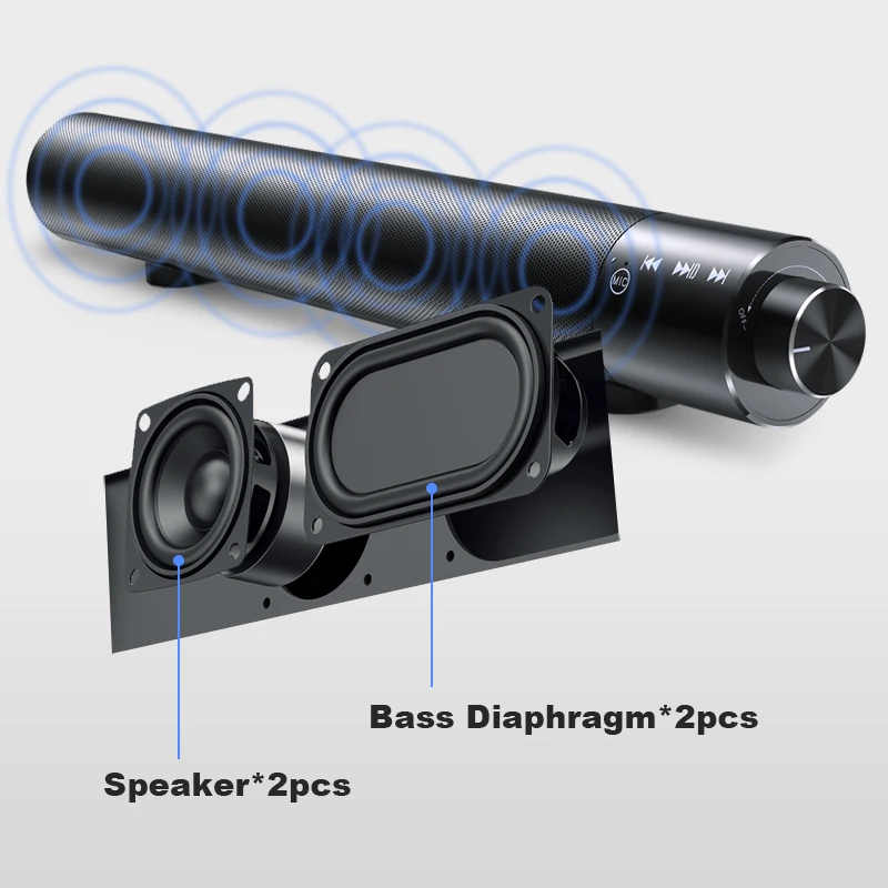 SOUNDBAR WITH WUBWOOFERS
