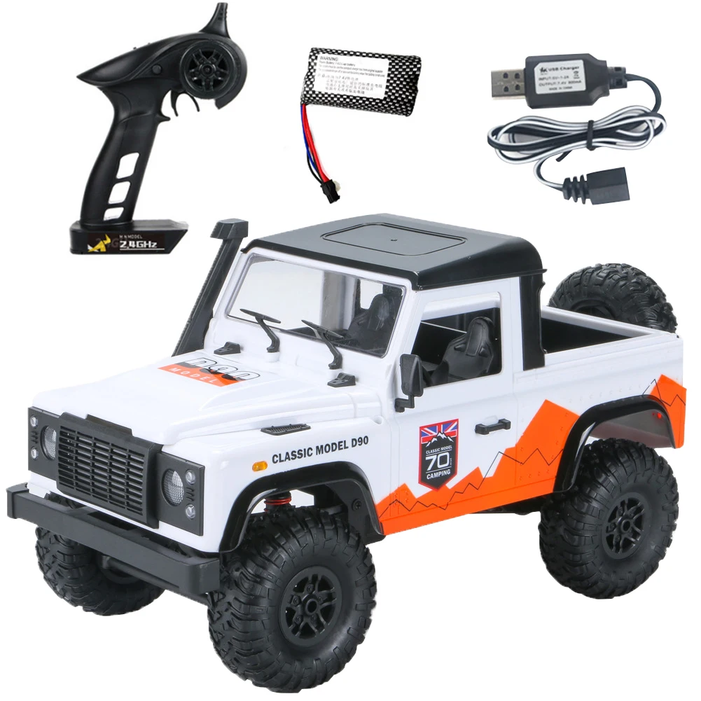 

MN99A 1:12 With Remote Control Off Road Durable Rock Crawler Truck LED Lights Home Racing Kids Toy Electric Full Scale RC Car