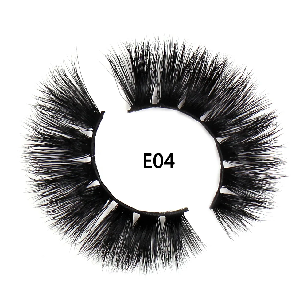 

SOQOZ Eyelash Extension Mink Lashes makeup Cruelty free Popular Soft False Eyelashes mink eyelashes cross Natura long lashes E04