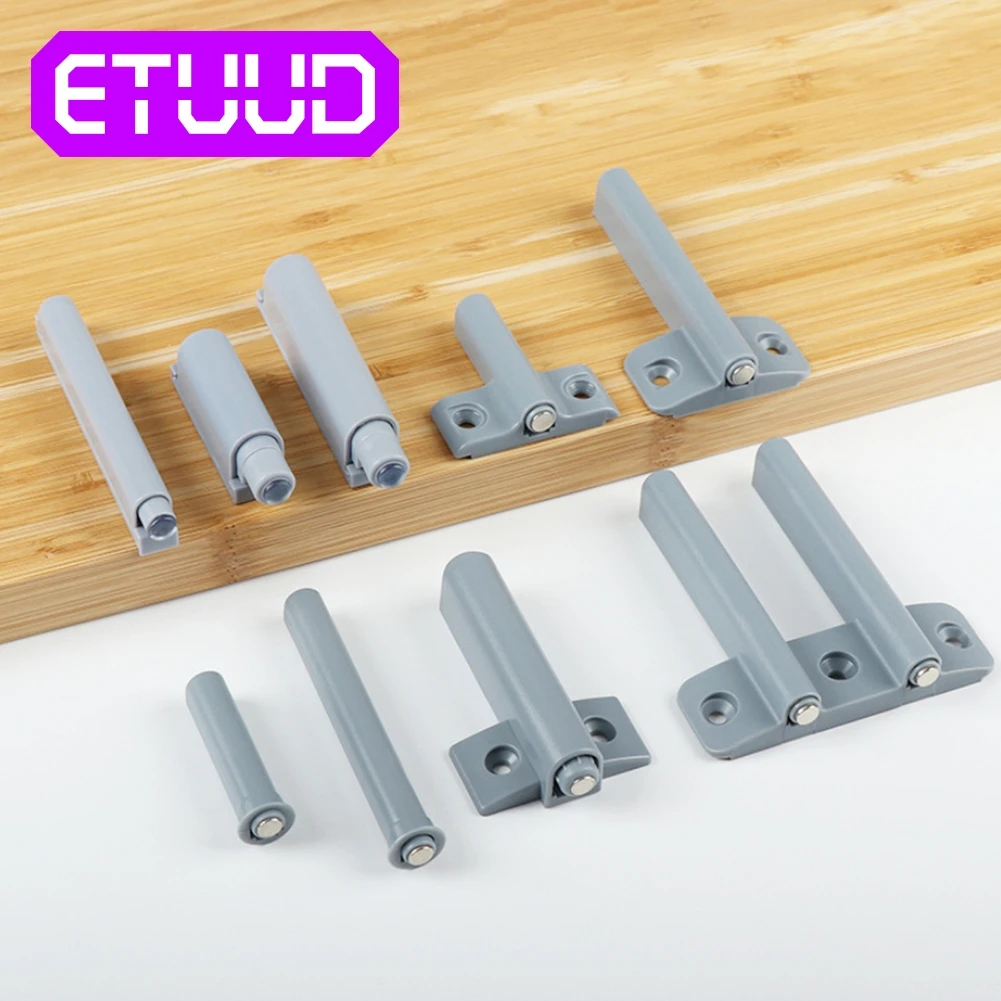 Magnetic Cabinet Catches Damper Latch Cupboard Push Hidden Furniture Hardware Kitchen Pulls Drawer Soft Handle Home