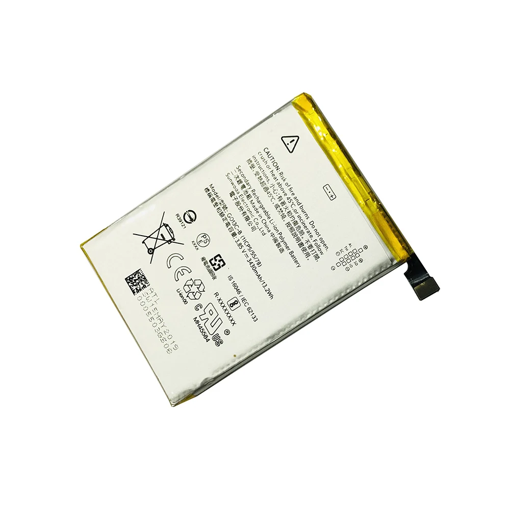 3430 mAh/13.20Wh G013C-B/Go13C-B/C1 Сменный аккумулятор для телефона htc Google Pixel 3 XL