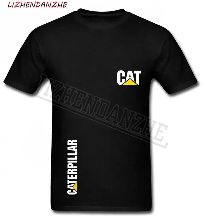 

Mens T Shirts Fashion 2019 New CAT Men's Cotton Comfort Trademark Signature T-Shirt car auto TSHIRT TEE AAA+39