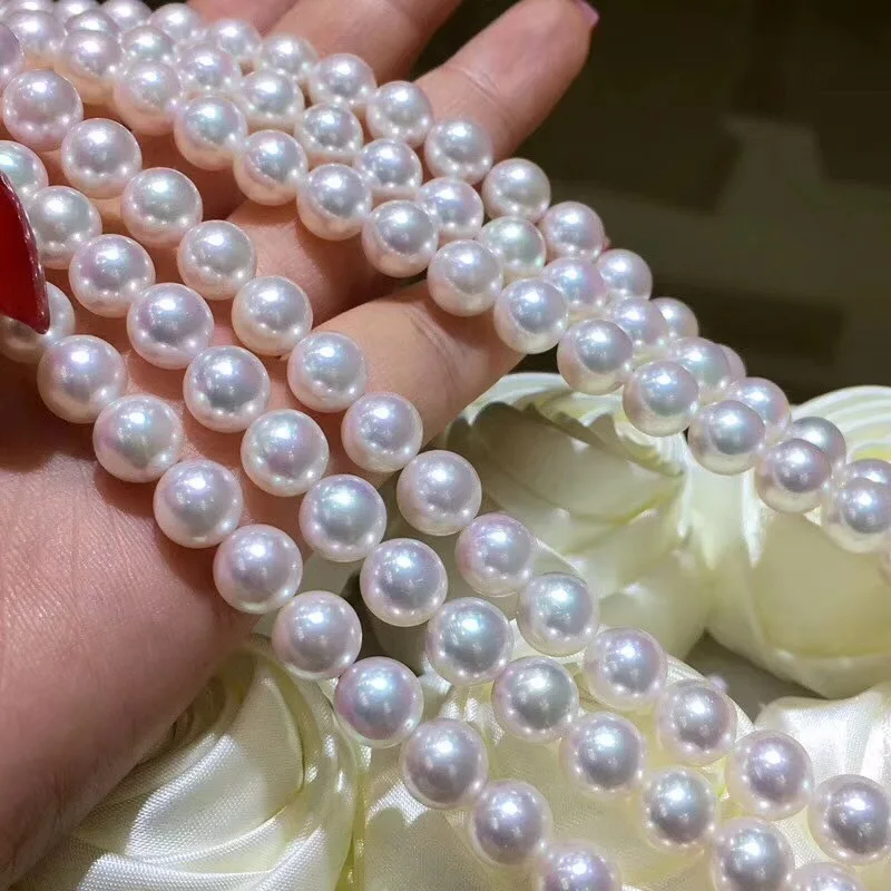 

Butterfly Home Phxs9a77bijj 8-8. 5mm round Glare Virgine Cherry Pink Natural Color Akoya Sea Pearls