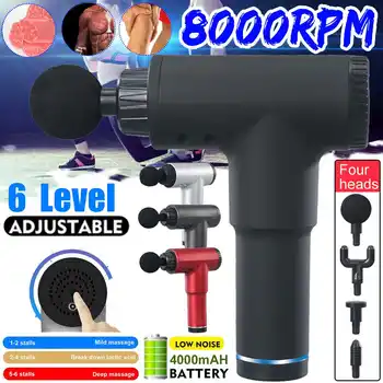 

High Power Muscle Massage Gun High Speed Vibration Massager Sport After Fitness Decompose Lactic Acid Relief Pain Relax Body