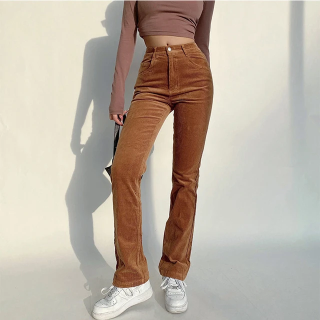 Womens Corduroy Bell Bottom Pants  Corduroy Flare Pants Women - Women  Vintage Solid - Aliexpress