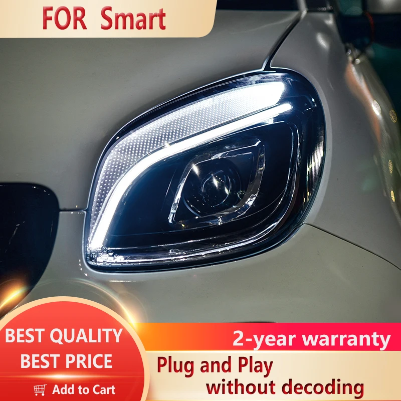 ForSmartHeadlights201720182019SmartW453LEDHeadLampLEDDRL