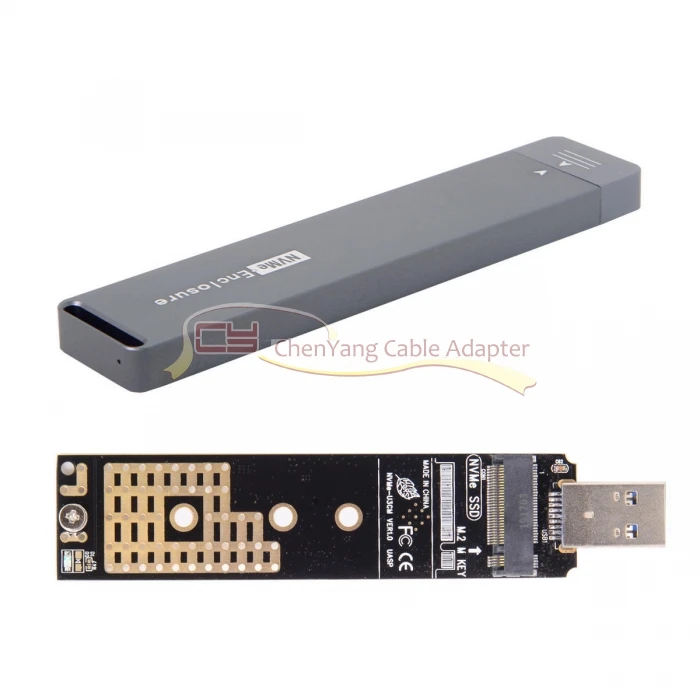 NVME M-key M.2 NGFF к USB 3,0 SSD Внешний PCBA адаптер конвейера RTL9210 чипсет с Чехол