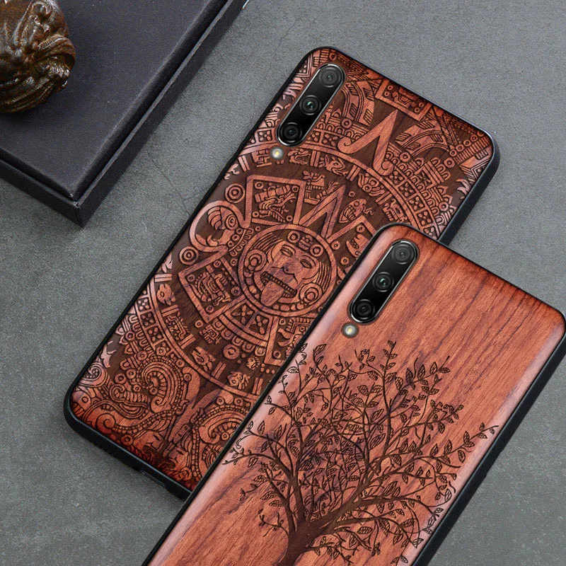 Чехол с резьбой по дереву для Xiaomi mi a3 Xiomi Mi lite противоударный чехол бампер из ТПУ A3