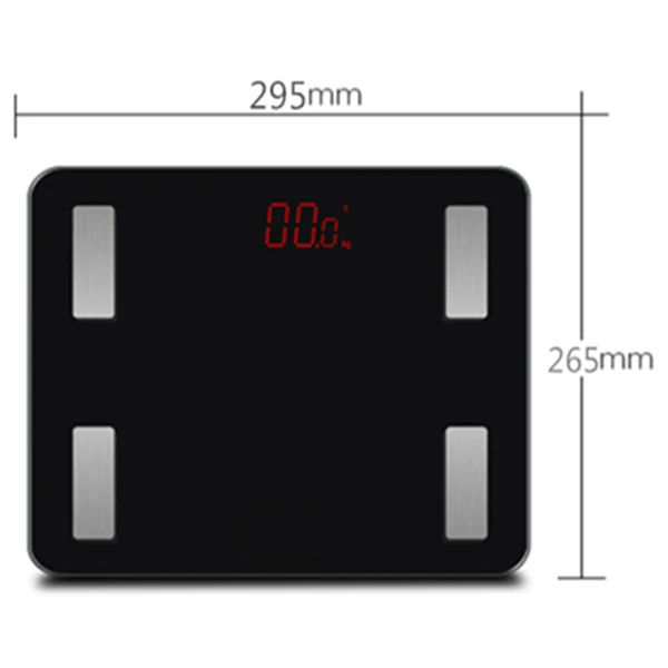 

Bluetooth Body Fat Scales 330Lb Smart Digital Bathroom Scale for Weight,Body Composition Analyzer for Ios Android App,Bmi,Amr,