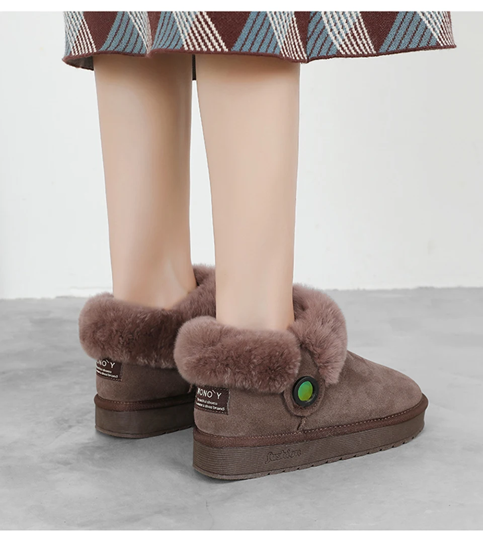 Malemonkey/ г., Size35-40 теплые зимние ботинки классические женские ботинки с круглым носком, четыре цвета