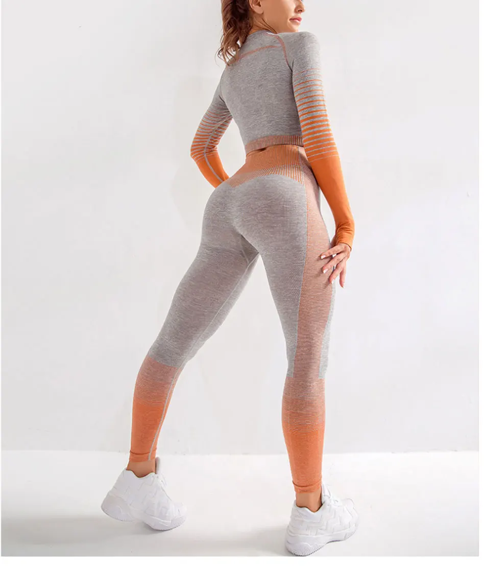 New Women-Track Leggings Pants Hoodie Jackets 2 Piece Set Tracksuits Yoga Outfit Jogging Workout Set Gymwear