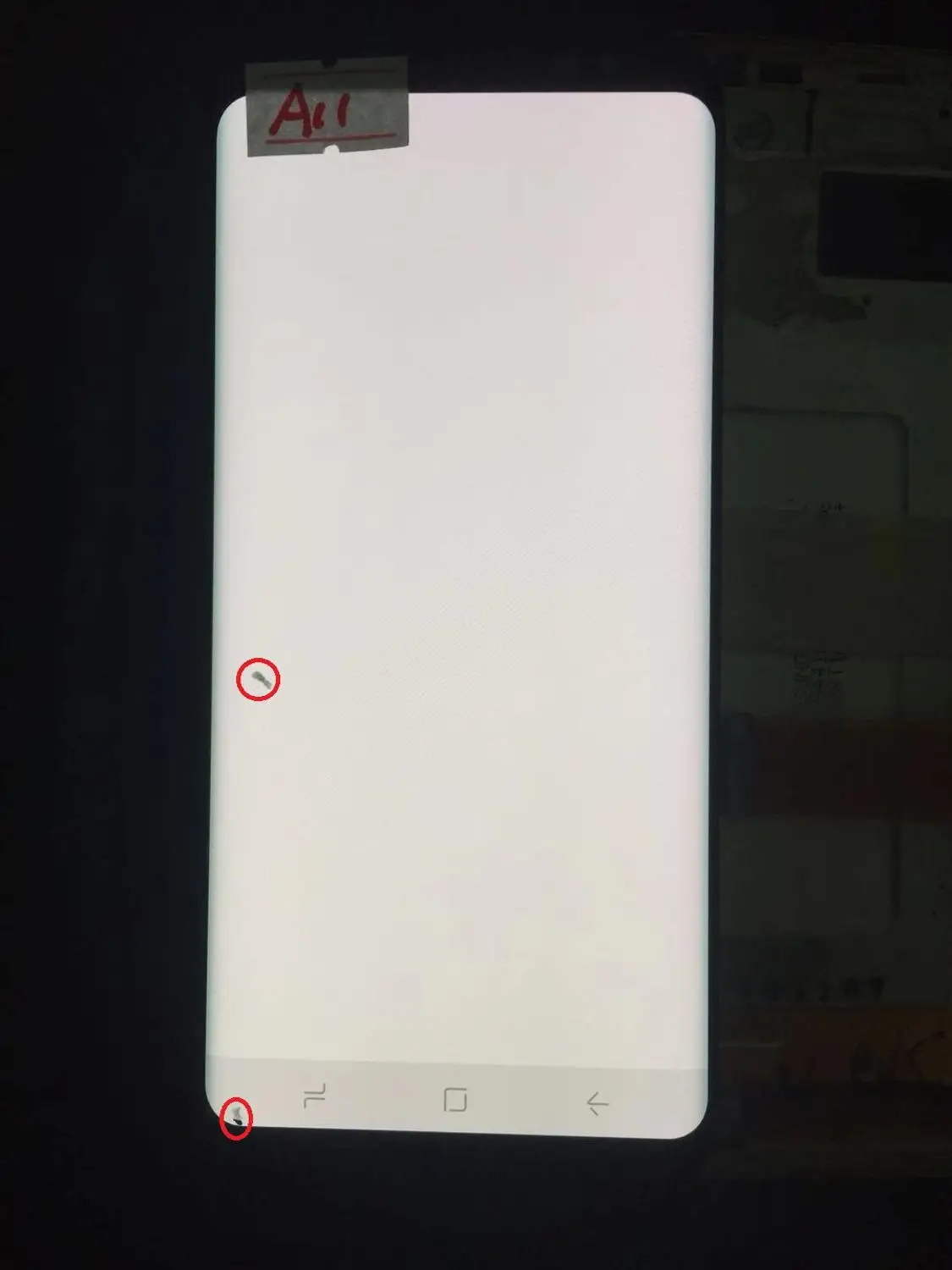 Супер Amoled noframe ЖК-дисплей для samsung Galaxy S8 G950 G950F с черными точками ЖК-дисплей с сенсорным экраном Оцифровка сборка lcd s - Цвет: NO.A11