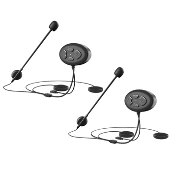 

DK12 1 Sets Motorcycle Helmet Bluetooth Intercom Headset Full Duplex Intercom Wireless Bluetooth Helmet Headset