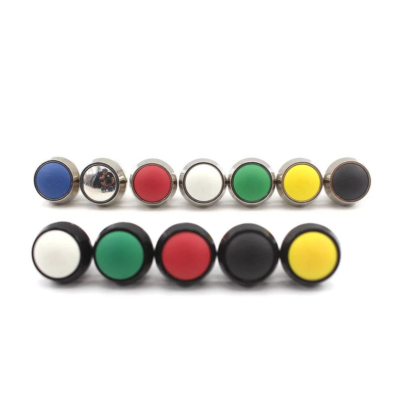 12 мм водонепроницаемый металлический кнопочный переключатель шариковая круглая