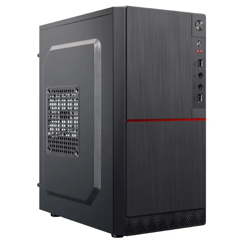  Корпус nJoy Daytech CSMN M0000CC CQ01A mATX iATX Mini tower без БП 2 x USB 2.0 Audio Audio CPU 140 мм  no fan без окна black