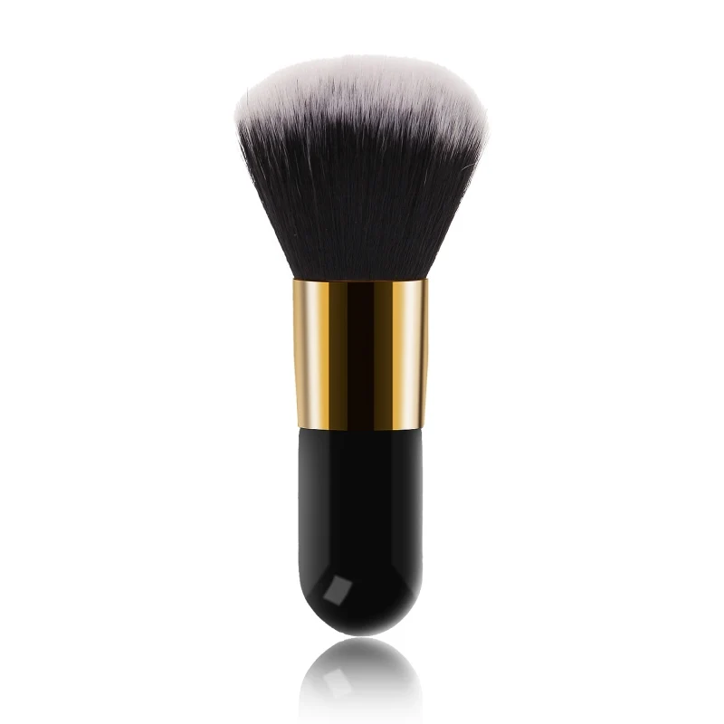 

Professional Big Size Makeup Brushes Soft Foundation Brush Beauty Powder Face Blush Brush Black Cosmetics pinceaux maquillage
