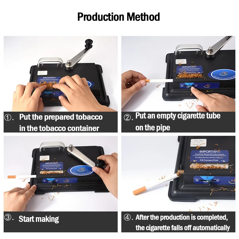 Металл ручной сигареты табак прокатки машина для 8 мм инжектор чайник ручной Ролик DIY инструмент аксессуары для курения для мужчин подарок