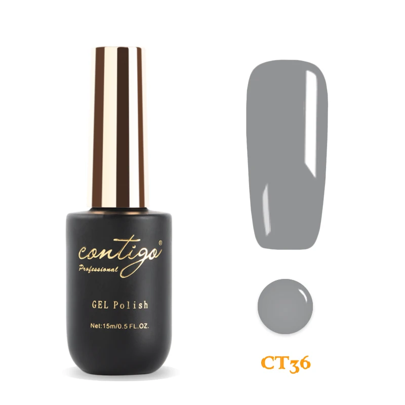 Contigo Гель-лак для ногтей 60 цветов новейший Гель-лак es Полупостоянный УФ светодиодный лак Гибридный впитывающий эмалированный Гель-лак для дизайна ногтей - Цвет: contigo--36