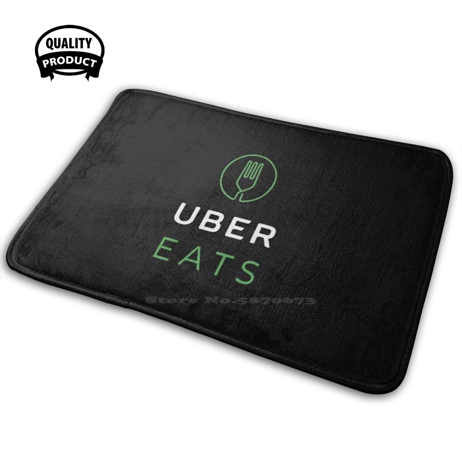 Uber Eats Driver Logo Delivery Soft Interesting Room Goods Rug