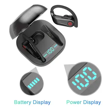 

Power HBQ PRO TWS Bluetooth Earphone TWS HBQ Wireless Earbuds Powerboats Pro Stereo Earphones with 950mAh Power Bank Earphone