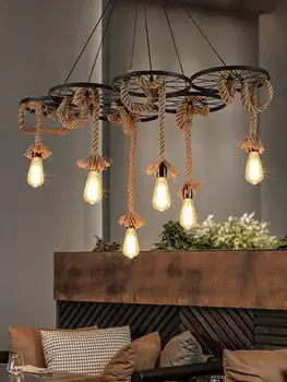 

Retro Twine Cord 2-core Braided Twine Chandelier Power Cord Home Lighting Decoration Accessories