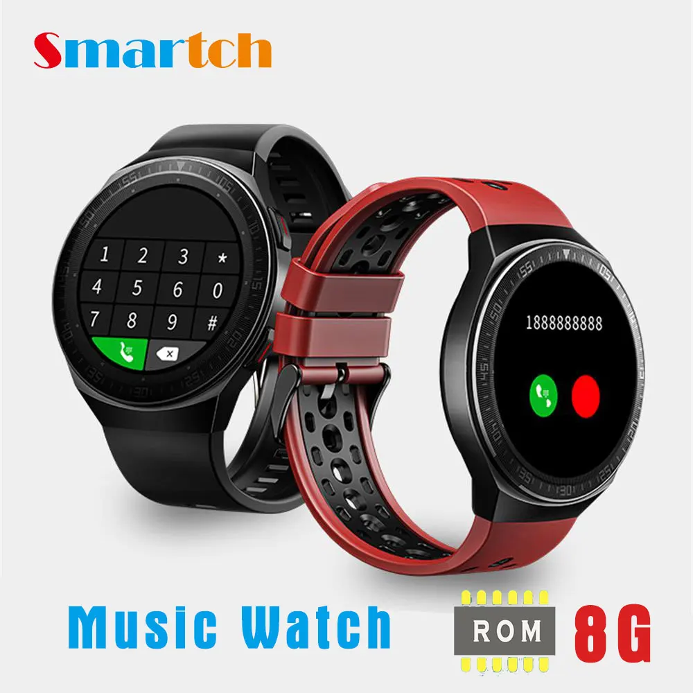 MT3 Smart Watch 8G Memory Music And Sound Record Storage Bluetooth Call Smartwatch For Men Women Blood Pressure Fitness Tracker |