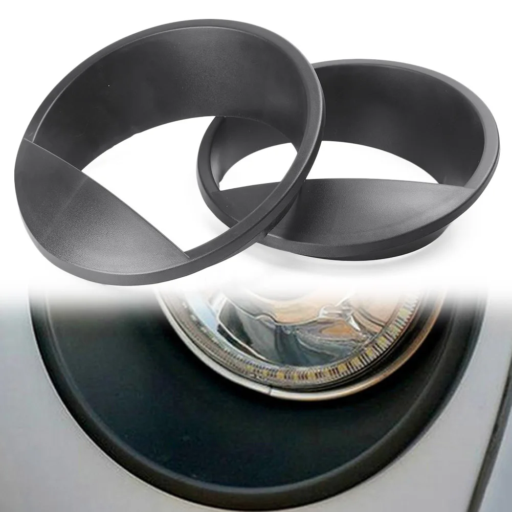 1 Pair Car Front Head Light Headlight Cover Trim For Jeep Wrangler JK JKU 2007-2009 2010 2011 2012 2013 2014 2015 2016 2017 | Автомобили и