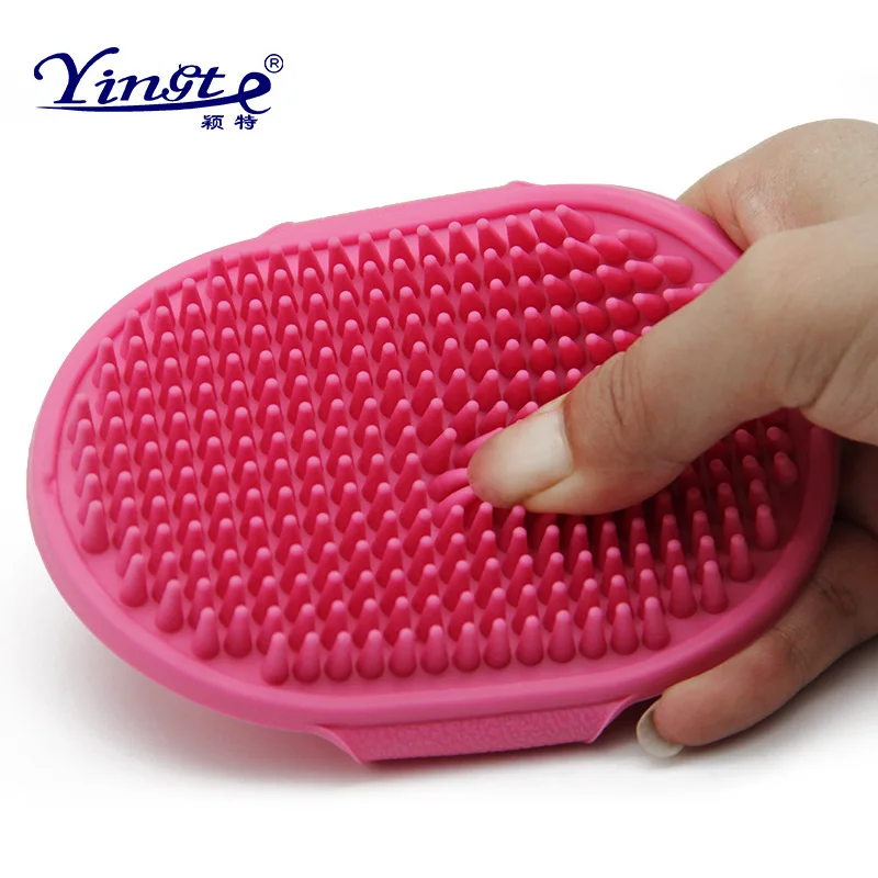 Pet Bath Brushes Dog Cat Brush Pet Massage Comb Rubber Glove Hair Fur Remover Grooming Tools Pet Dogs Cats Products Supplies
