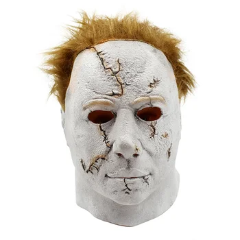 

New 2 styles Don Post Michael Myers Halloween Mask Horror movies Slasher Films Overhead Latex Mask Killers Monsters