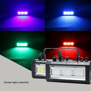 

LED Disco Party Stage Light 40W 60W White LED Strobe Projector Light Remote Control LED RGB Flash Strobe Light