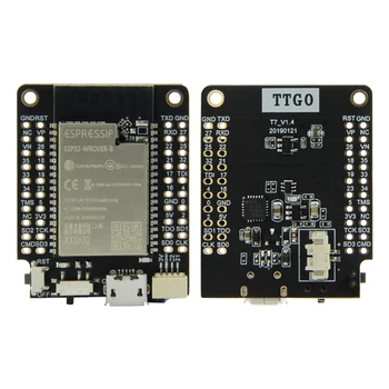 

LILYGO TTGO T7 V1.4 Mini32 ESP32-WROVER-B PSRAM Wi-Fi Bluetooth Module Development Board