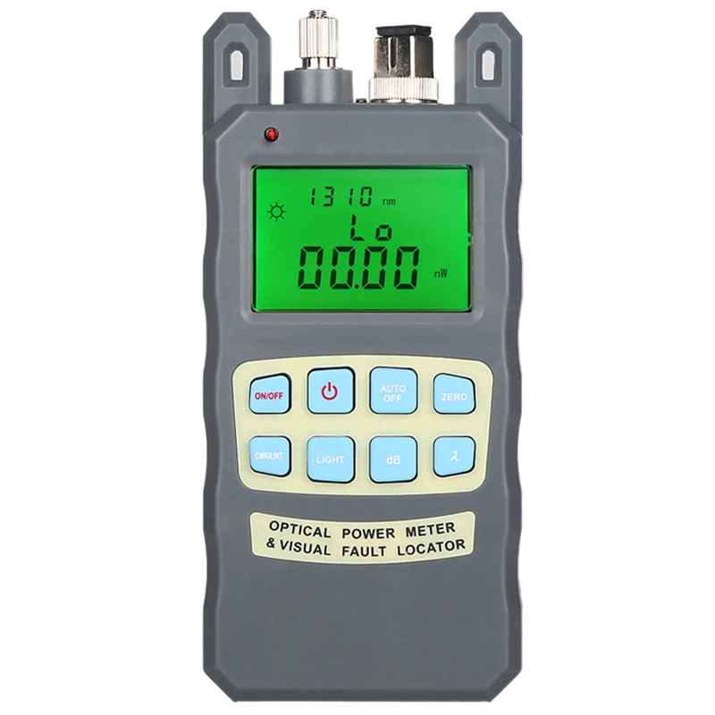 10MW AUA-80A Optical Power Meter Red Light Machine Fiber Decay Tester Source 10 Km | Инструменты