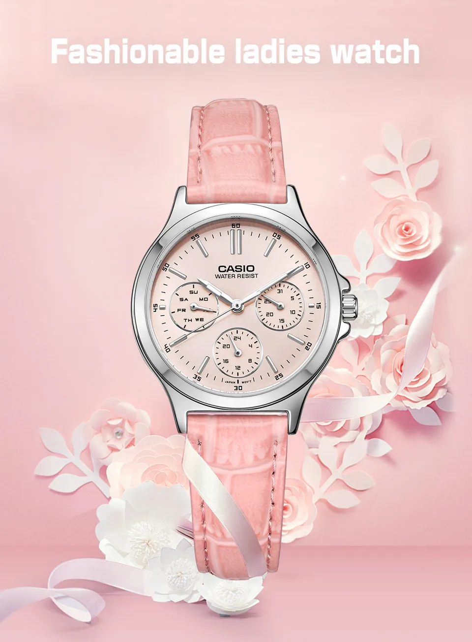 reloj para mujer rosa