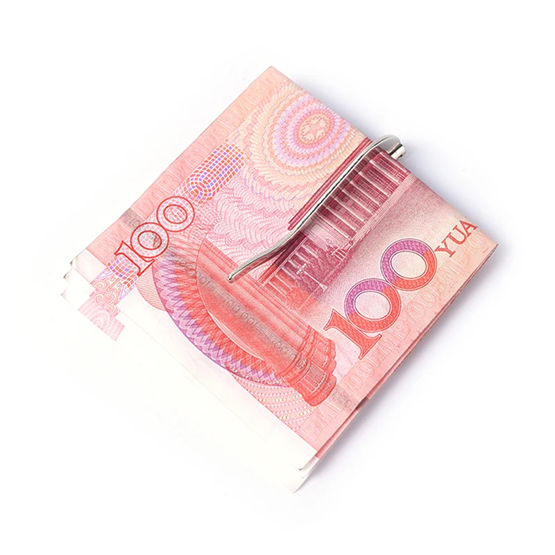 Metal Money Clips Stainless Steel Cash ID Credit Card Money Holder 1pcs