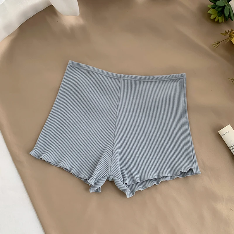 Pearl Diary женские ребристые защитные брюки под юбки Femme мягкие неодимовые