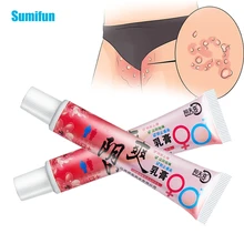 Sumifun 1Pcs Herbal Antibacterial Ointment Remove Odor Pruritus Dermatitis Body Itching Private Parts Itch Private Herbal Cream