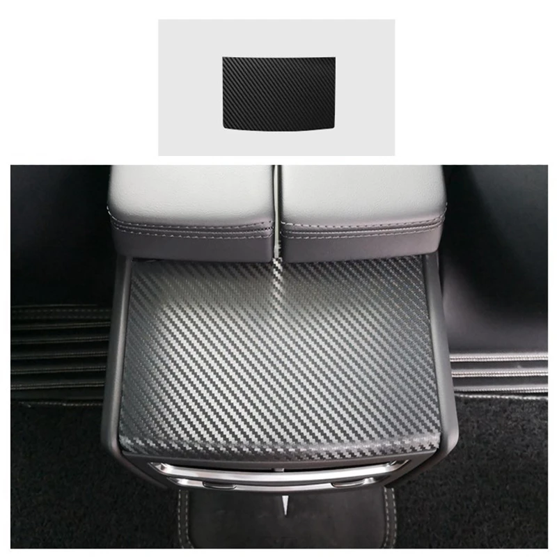 Carbon Fiber Armrest Panel Trim Cover | Tesla Model S & X