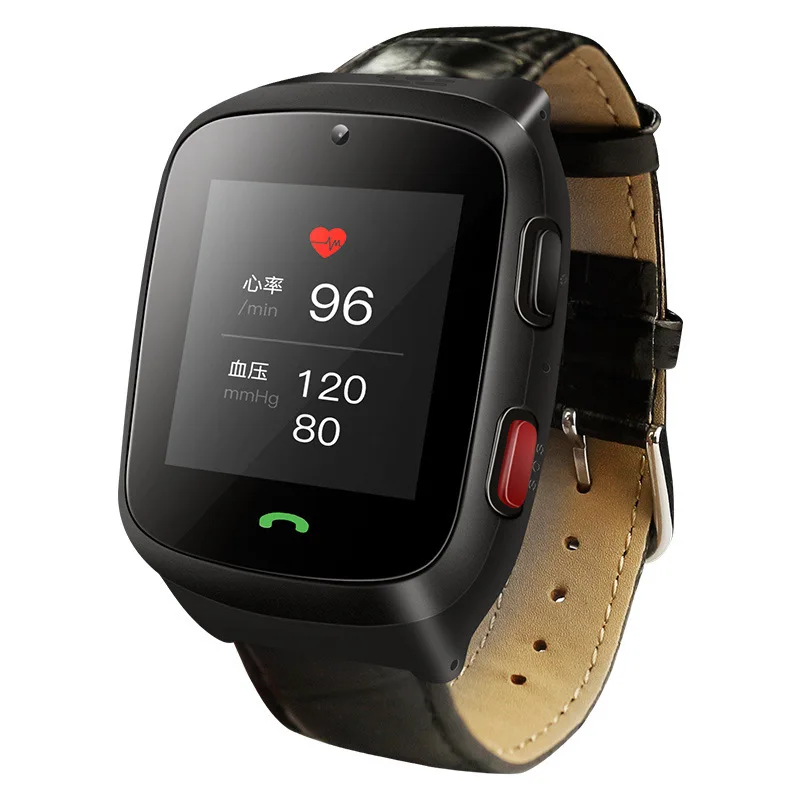 

4G Full Netcom Old Man Watch Heart Rate Blood Pressure Monitoring Smart Fence Positioning Weather Forecast SOS a Key Ask for Hel